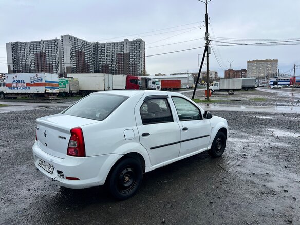 2011 Renault Logan I Рестайлинг, белый - вид 5