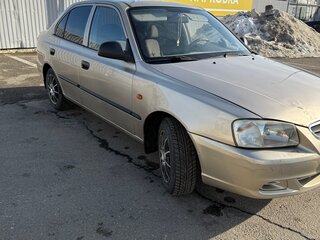 2004 Hyundai Accent ТагАЗ II, бежевый, 450000 рублей, вид 4