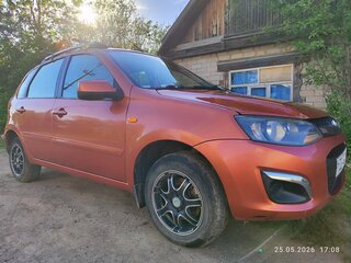 2013 Lada (ВАЗ) Kalina II, оранжевый, 350000 рублей, вид 1