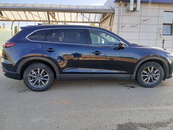 2021 Mazda CX-9 II, синий, 3170000 рублей - вид 3