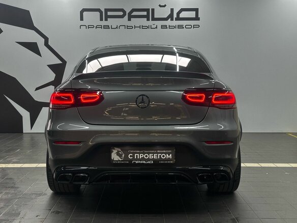 2019 Mercedes-Benz GLC Coupe AMG 43 AMG I (C253) Рестайлинг, серый - вид 2