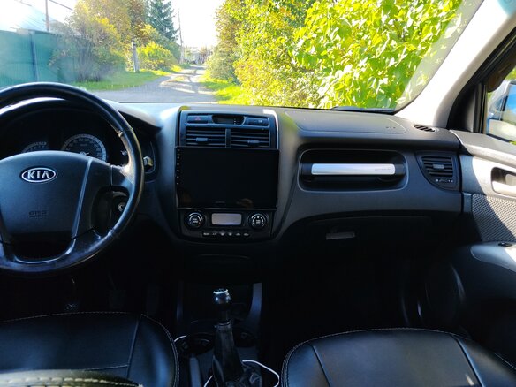 2008 Kia Sportage II, серый, 850000 рублей - вид 7