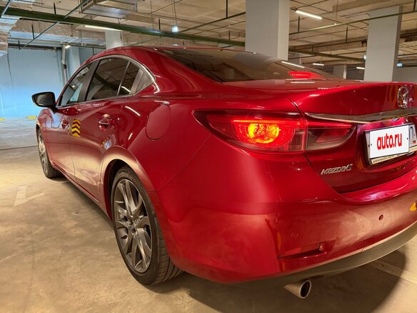 2017 Mazda 6 III (GJ) Рестайлинг, красный, 1850000 рублей - вид 6
