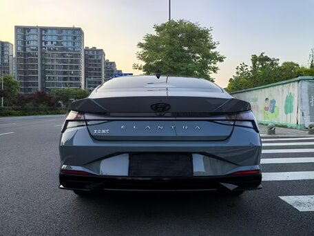 2021 Hyundai Elantra VII (CN7), серый, 1640000 рублей, вид 4