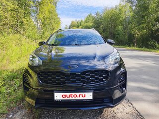 2021 Kia Sportage IV Рестайлинг, чёрный, 2880000 рублей, вид 5