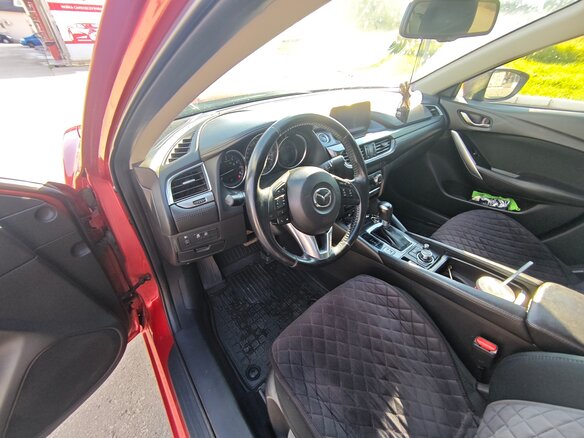 2015 Mazda 6 III (GJ) Рестайлинг, красный, 1450000 рублей - вид 18