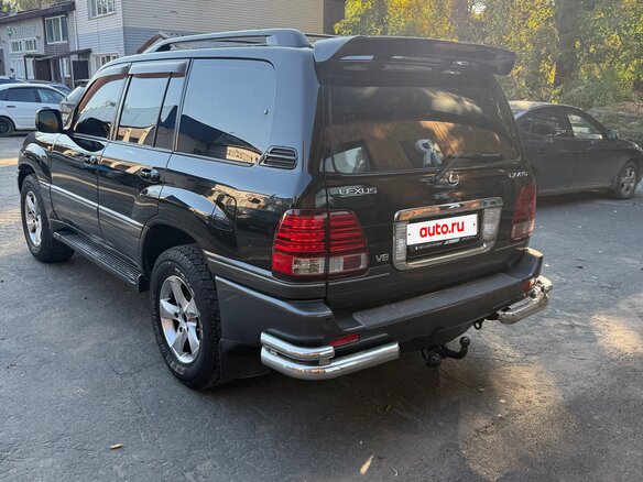 2004 Lexus LX 470 II Рестайлинг, чёрный - вид 9