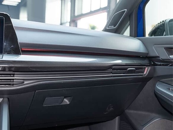 2022 Volkswagen Golf VIII, синий - вид 14
