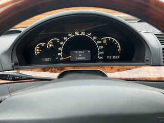 1999 Mercedes-Benz S-Класс 320 Long IV (W220), чёрный, 1800000 рублей, вид 5