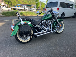 2012 Harley-Davidson Softail Deluxe, зелёный, 925000 рублей, вид 3