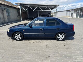 2007 Hyundai Accent ТагАЗ II, синий, 500000 рублей, вид 2