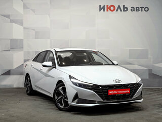 2021 Hyundai Elantra VII (CN7), белый, 1950000 рублей, вид 3