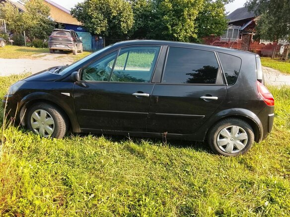 2008 Renault Scenic Grand II Рестайлинг, чёрный - вид 3