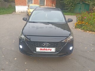 2021 Hyundai Solaris II Рестайлинг, чёрный, 1850000 рублей, вид 1