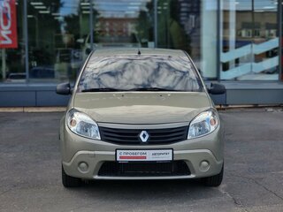 2012 Renault Sandero I, серебристый, 459000 рублей, вид 3