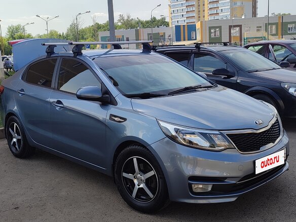 2015 Kia Rio III Рестайлинг, голубой, 1170000 рублей - вид 2