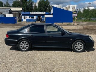 2008 Hyundai Sonata ТагАЗ IV (EF) Рестайлинг, чёрный, 500000 рублей, вид 4