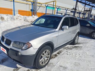 2004 BMW X3 25i I (E83), серебристый, 655000 рублей, вид 1