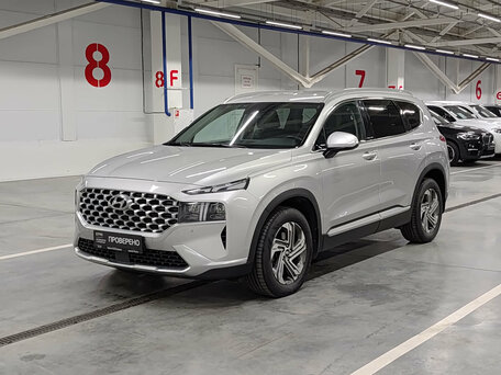 2021 Hyundai Santa Fe IV Рестайлинг, серебристый, 3530000 рублей, вид 1