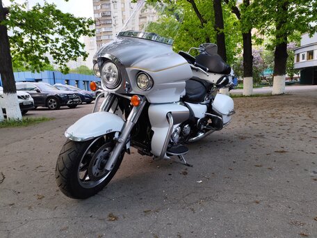 2013 Kawasaki VN1700 Vulcan, белый, 800000 рублей, вид 2