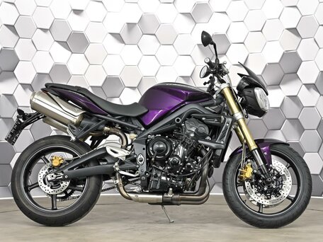 2011 Triumph Street Triple, фиолетовый, 555000 рублей, вид 3