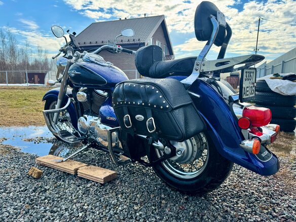 2006 Suzuki Boulevard C50, синий, 550000 рублей - вид 13