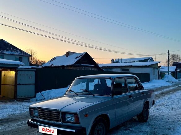 2012 Lada (ВАЗ) 2107, серебристый, 250000 рублей