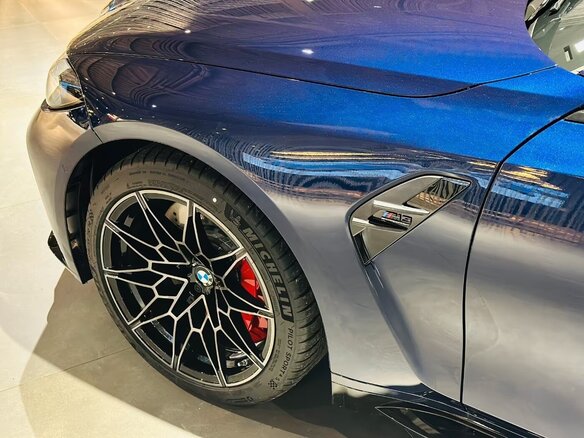 2026 BMW M3 Competition Package VI (G80) Рестайлинг, синий - вид 12