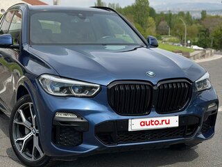2020 BMW X5 40i IV (G05/G18), синий, 6500000 рублей, вид 2