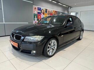 2009 BMW 3 серии 318i V (E90/E91/E92/E93) Рестайлинг, чёрный, 930000 рублей, вид 1
