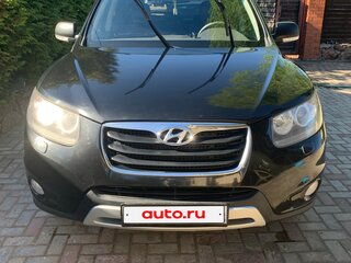 2011 Hyundai Santa Fe II Рестайлинг, чёрный, 975000 рублей, вид 1