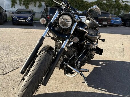 2009 Yamaha XV 1900, чёрный, 848000 рублей, вид 4