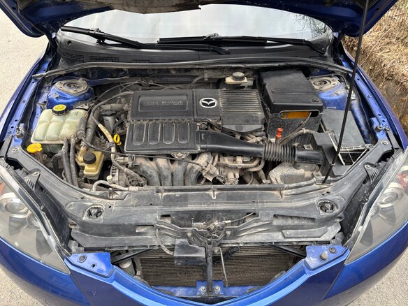 2008 Mazda 3 I (BK) Рестайлинг, синий, 600000 рублей - вид 24