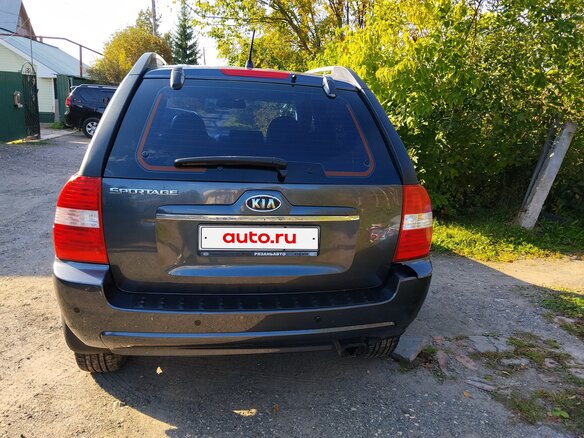 2008 Kia Sportage II, серый, 850000 рублей - вид 4
