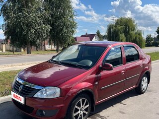 2013 Renault Logan I Рестайлинг, красный, 360000 рублей, вид 1