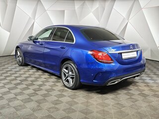 2019 Mercedes-Benz C-Класс 200 IV (W205) Рестайлинг, синий, 2919000 рублей, вид 4