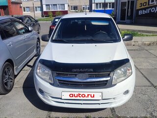 2013 Lada (ВАЗ) Granta I, белый, 410000 рублей, вид 2