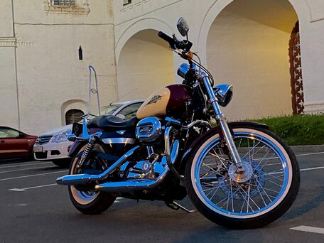2007 Harley-Davidson Sportster 1200, красный, 699900 рублей, вид 1