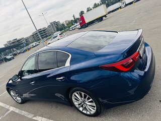 2018 Infiniti Q50 I Рестайлинг, синий, 2450000 рублей, вид 5