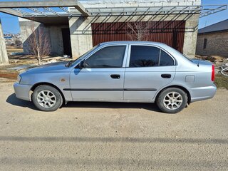 2008 Hyundai Accent ТагАЗ II, серебристый, 439000 рублей, вид 4