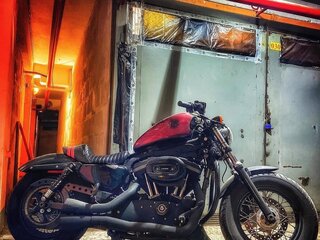 2011 Harley-Davidson Sportster 1200, чёрный, 950000 рублей, вид 1