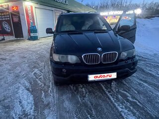 2002 BMW X5 3.0i I (E53), чёрный, 950000 рублей, вид 2