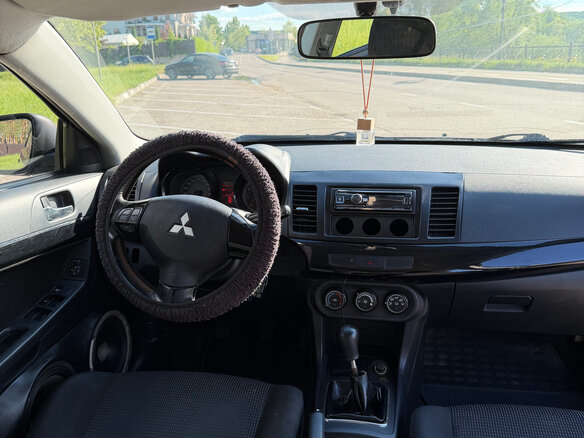 2008 Mitsubishi Lancer X, чёрный, 380000 рублей - вид 8