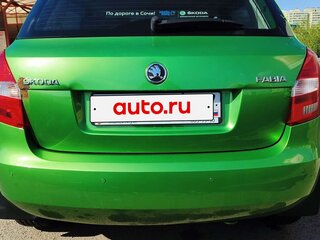 2013 Skoda Fabia II Рестайлинг, зелёный, 500000 рублей, вид 5