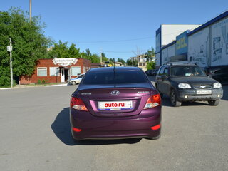 2011 Hyundai Solaris I, фиолетовый, 690000 рублей, вид 3