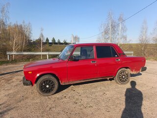 2007 Lada (ВАЗ) 2107, пурпурный, 150000 рублей, вид 2