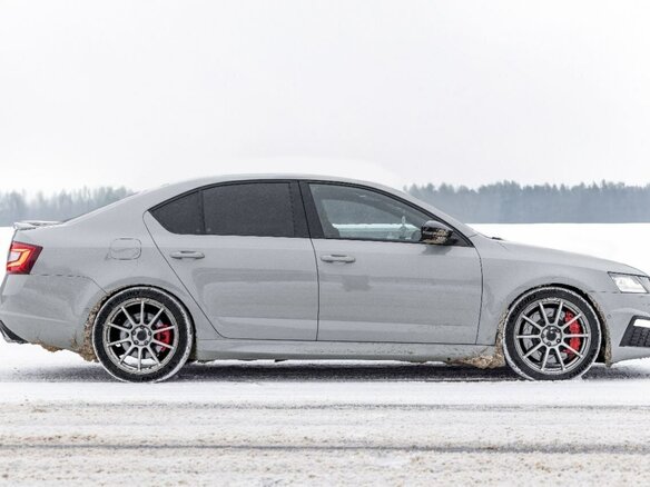 2014 Skoda Octavia RS III, синий, 3300000 рублей - вид 3