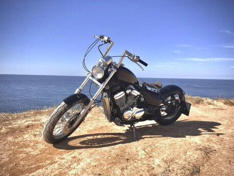 1994 Honda Steed 400, чёрный, 279123 рублей, вид 5