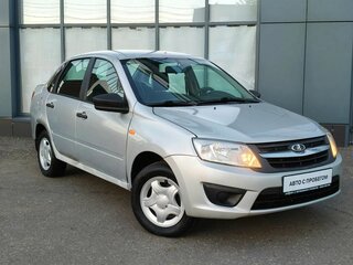 2017 Lada (ВАЗ) Granta I, серебристый, 345000 рублей, вид 2