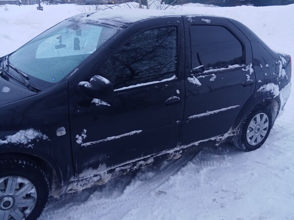 2010 Renault Logan I Рестайлинг, чёрный, 300000 рублей - вид 5